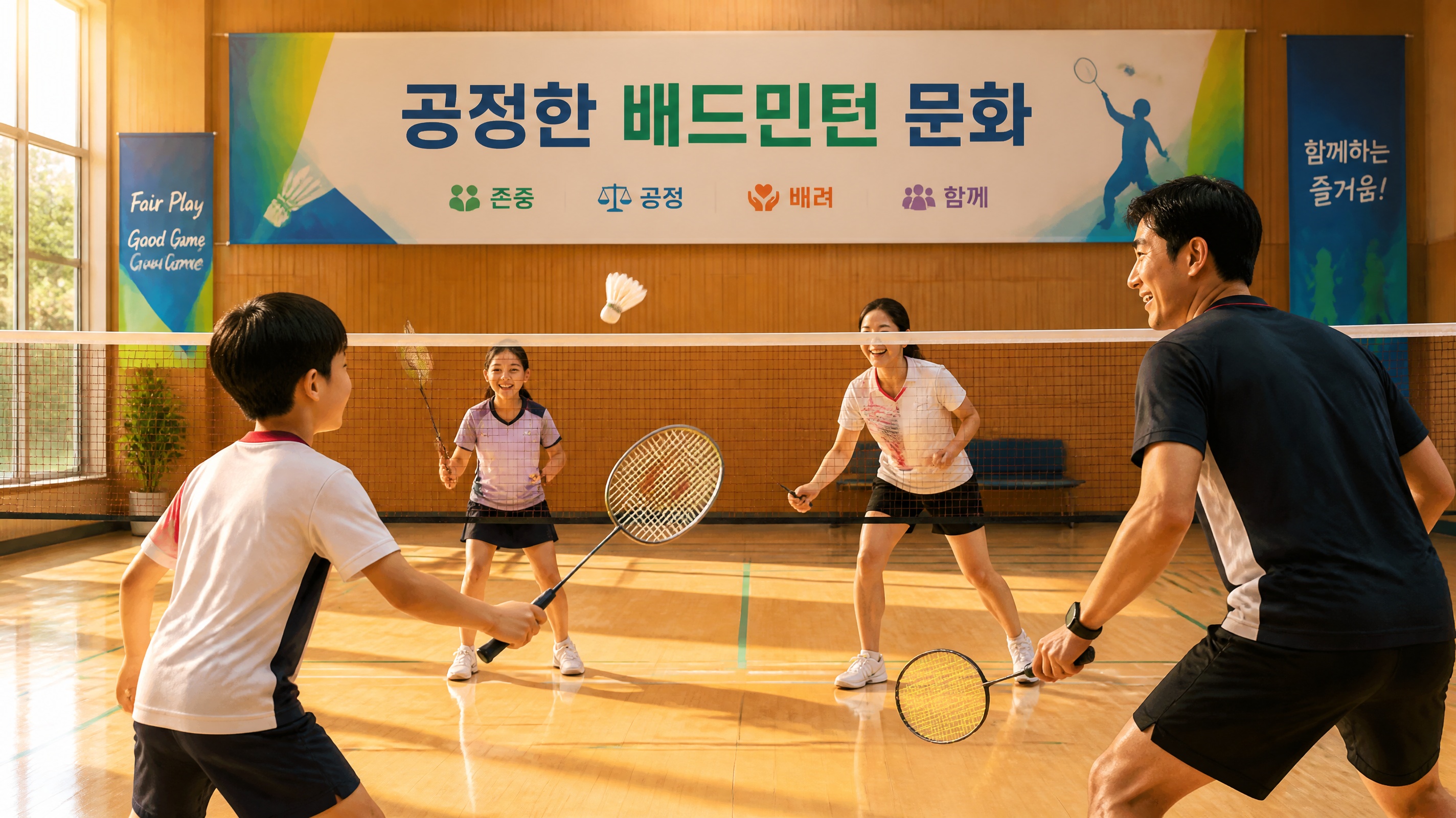 공정한 배드민턴 문화 정착